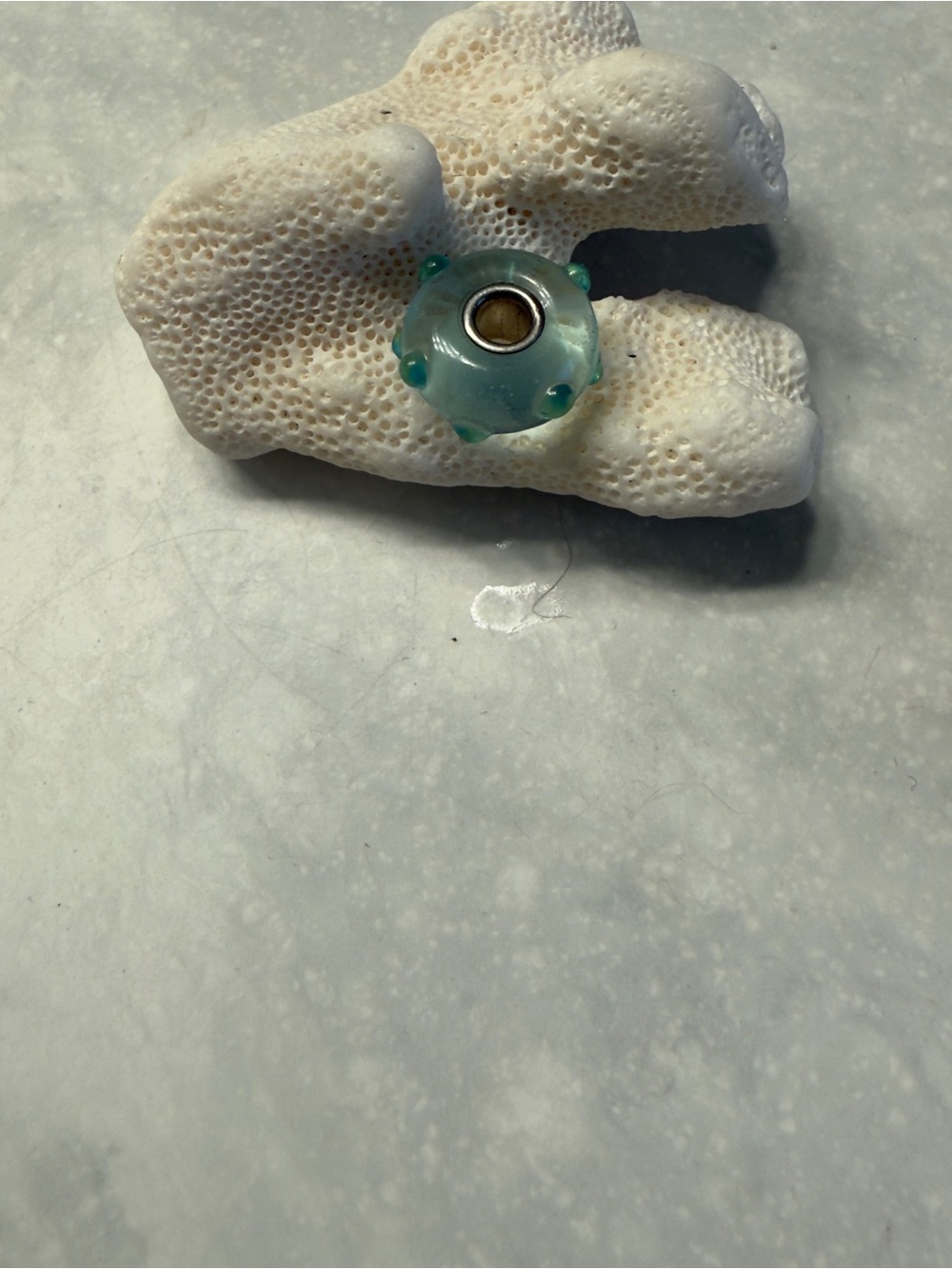 Trollbeads Blue Ice Murano Bead - Picture 4 of 5